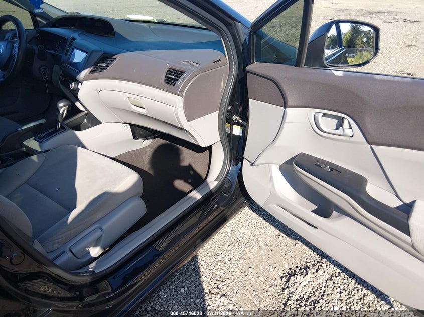 2012 HONDA CIVIC auction photo 5
