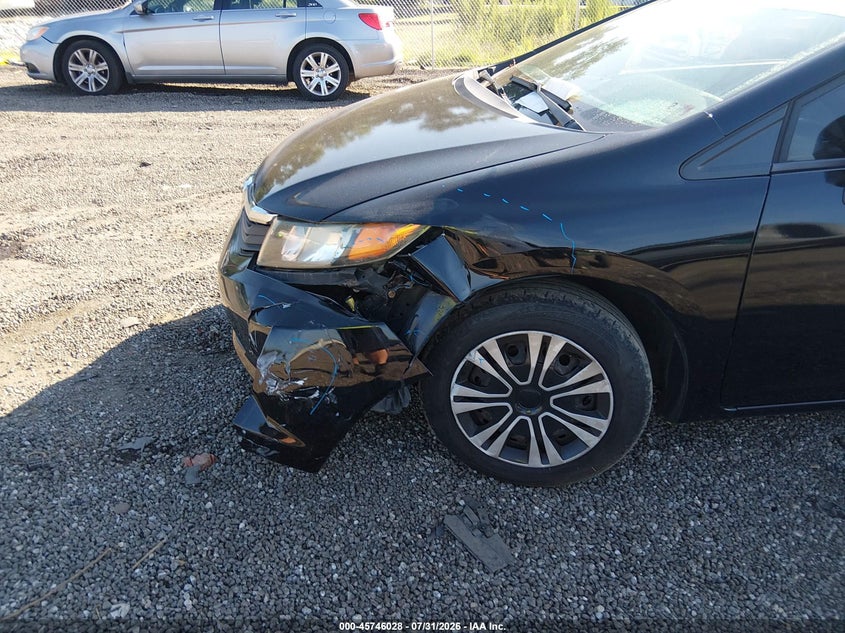 2012 HONDA CIVIC auction photo 6