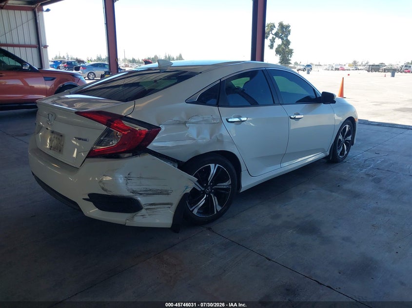 Vin: 19xfc1f94he203182, lot: 46244735, honda civic touring 20174