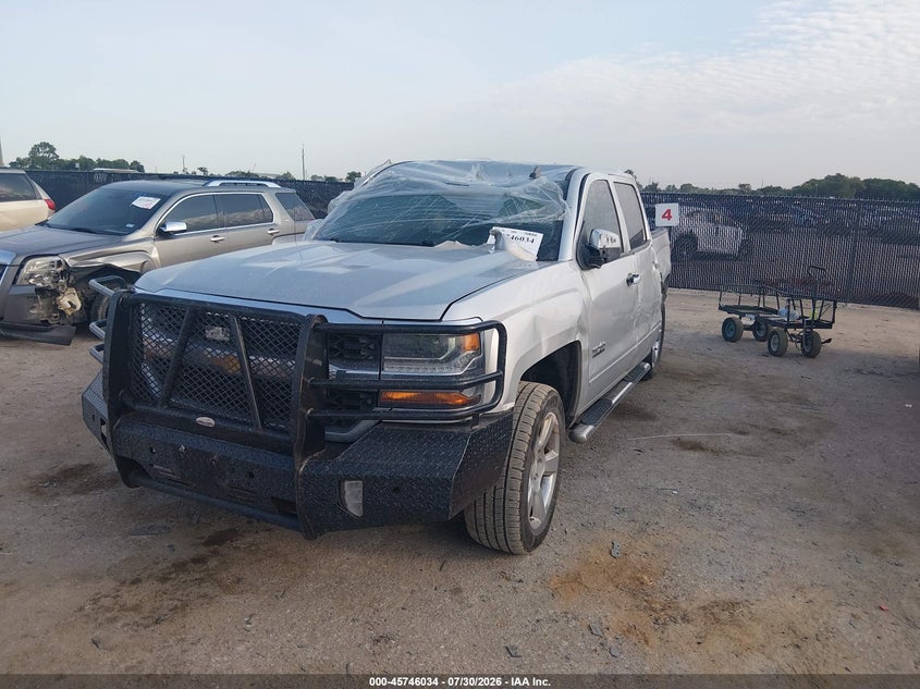 Vin: 3gcpcrec4hg203607, lot: 46244738, chevrolet silverado 1500 1lt 20172