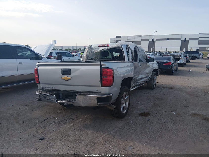 Vin: 3gcpcrec4hg203607, lot: 46244738, chevrolet silverado 1500 1lt 20174