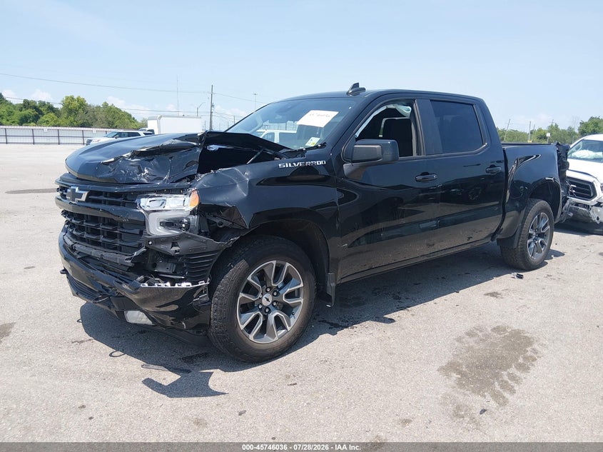 Vin: 2gcpaded2s1149273, lot: 46244740, chevrolet silverado 1500 2wd  short bed rst 20252