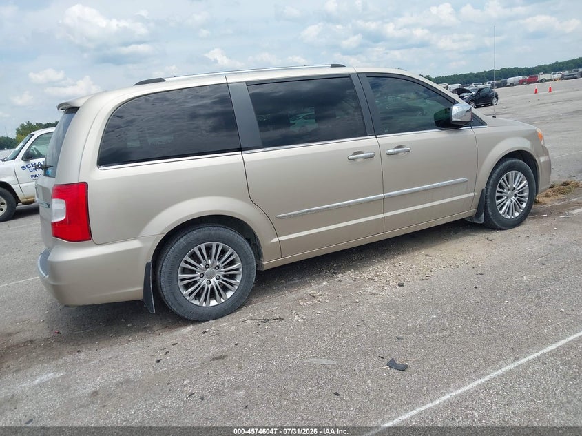 Vin: 2c4rc1gg3dr595929, lot: 46244751, chrysler town & country limited 20134