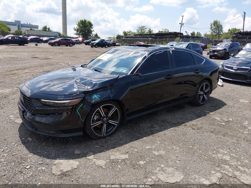 Vin: 1hgcy2f59ra013651, lot: 46244766, honda accord hybrid sport 20242