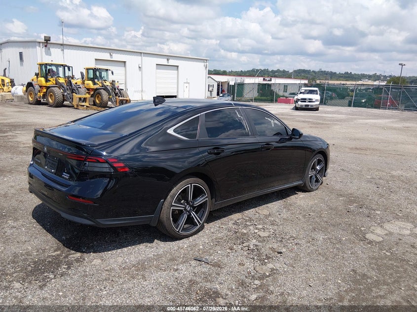 Vin: 1hgcy2f59ra013651, lot: 46244766, honda accord hybrid sport 20244