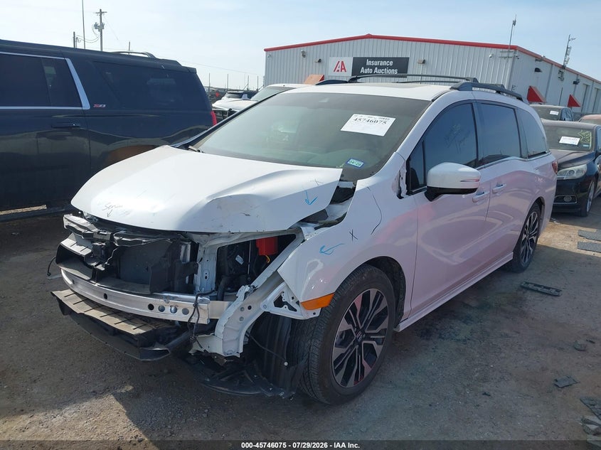 Vin: 5fnrl6h91tb028335, lot: 46244779, honda odyssey elite 20262