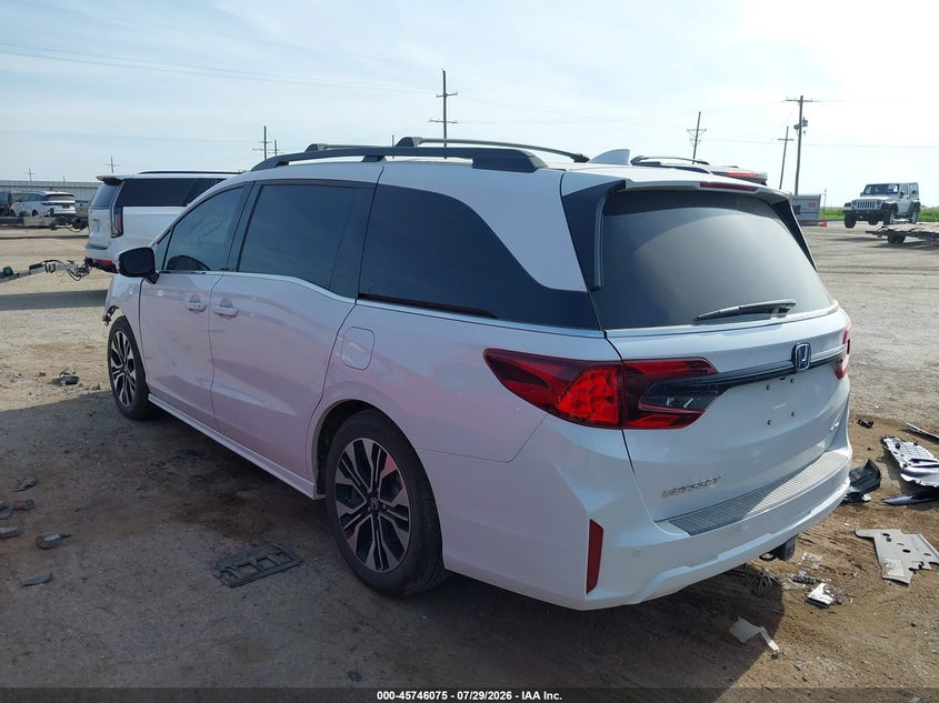 Vin: 5fnrl6h91tb028335, lot: 46244779, honda odyssey elite 20263