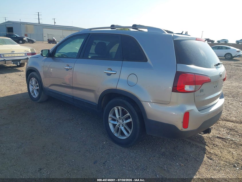 Vin: 5xyktda74eg546952, lot: 46244785, kia sorento lx v6 20143