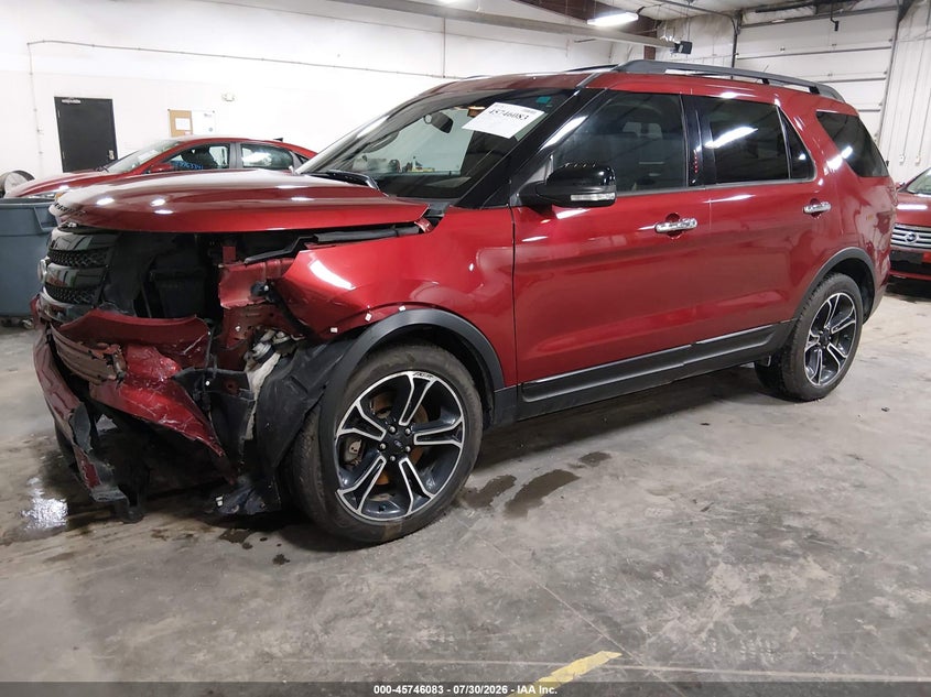 Vin: 1fm5k8gt2ega53842, lot: 46244787, ford explorer sport 20142