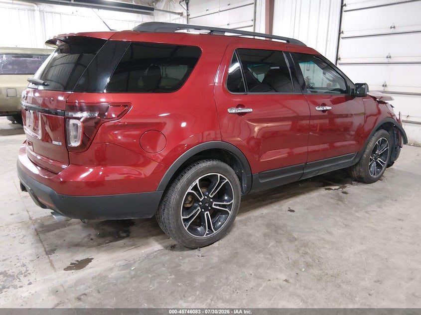 Vin: 1fm5k8gt2ega53842, lot: 46244787, ford explorer sport 20144