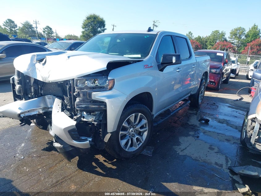 Vin: 1gcuyeed7lz248913, lot: 46244789, chevrolet silverado 1500 4wd  short bed rst 20202