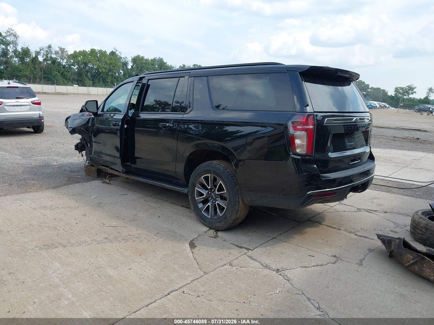 Vin: 1gnskdkd8nr113912, lot: 46244793, chevrolet suburban 4wd z71 20223