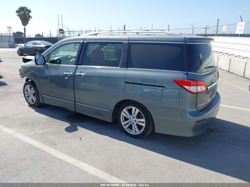 Vin: jn8ae2kp9c9044790, lot: 46244803, nissan quest le 20123