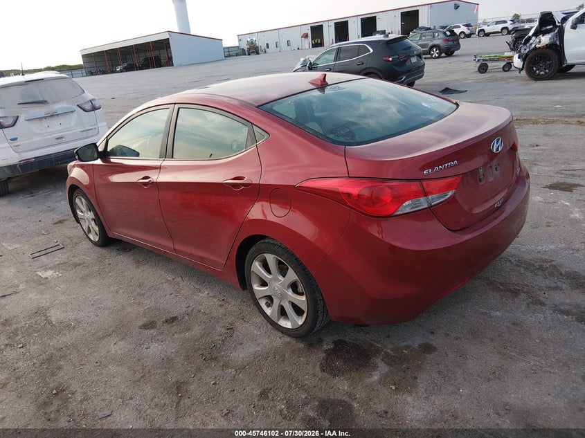 Vin: kmhdh4ae6cu307855, lot: 46244806, hyundai elantra limited (ulsan plant) 20123