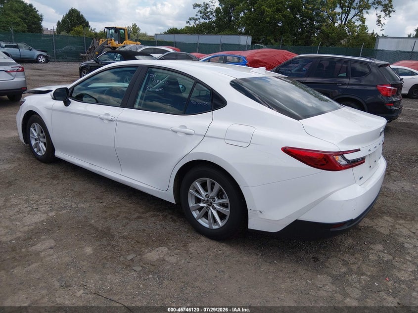 Vin: 4t1daack3su001359, lot: 46244824, toyota camry le 20253