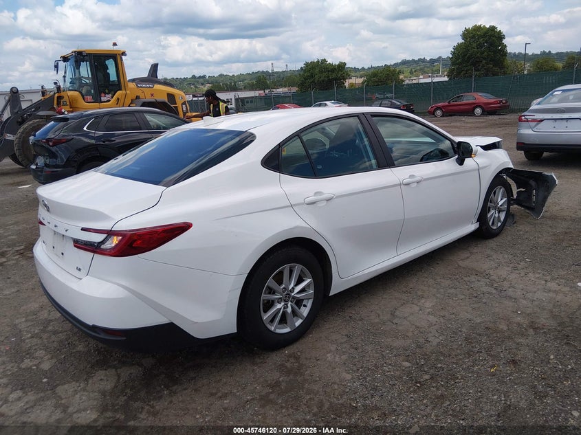 Vin: 4t1daack3su001359, lot: 46244824, toyota camry le 20254