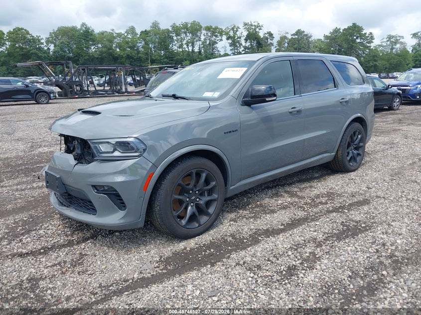Vin: 1c4sdjct4mc878818, lot: 46244831, dodge durango r/t awd 20212