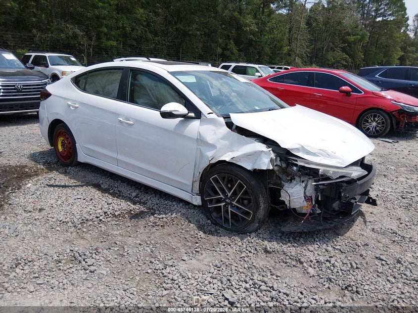 Vin: kmhd04lb1lu972155, lot: 46244842, hyundai elantra sport 2020 img_1