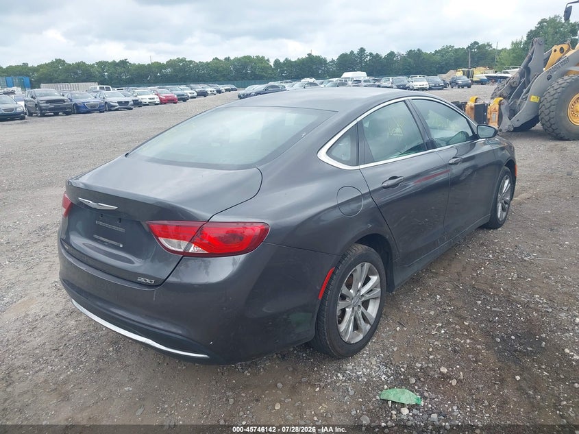 2015 CHRYSLER 200 auction photo 4
