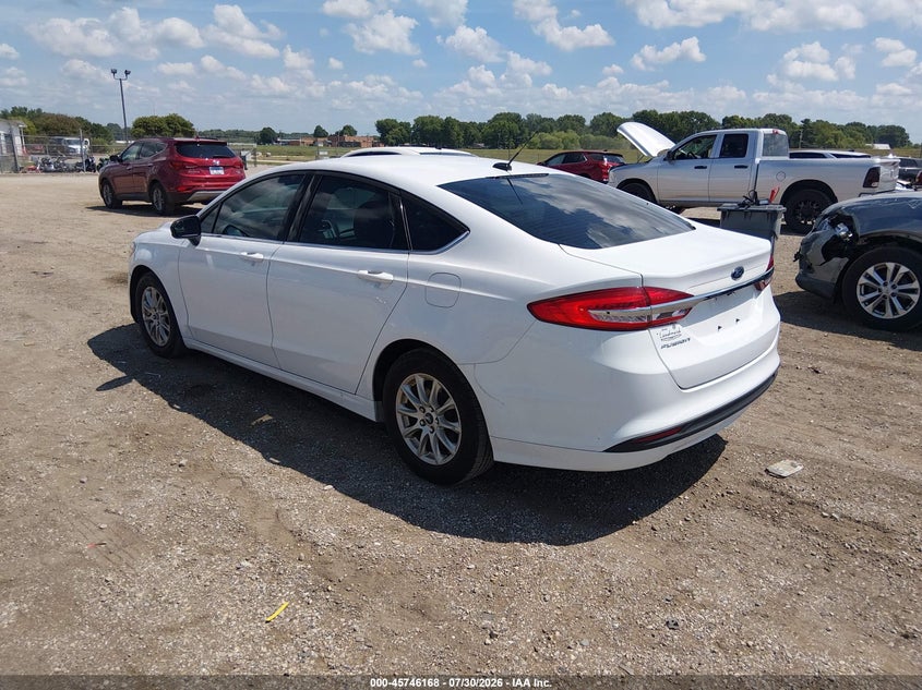 Vin: 3fa6p0g77jr257964, lot: 46244872, ford fusion s 20183