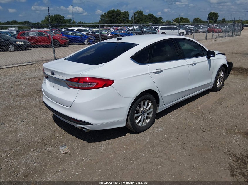 Vin: 3fa6p0g77jr257964, lot: 46244872, ford fusion s 20184
