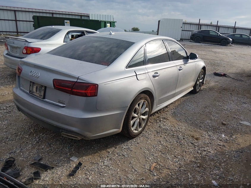 Vin: wauf8afc4jn056292, lot: 46244880, audi a6 2.0t premium/2.0t sport 20184