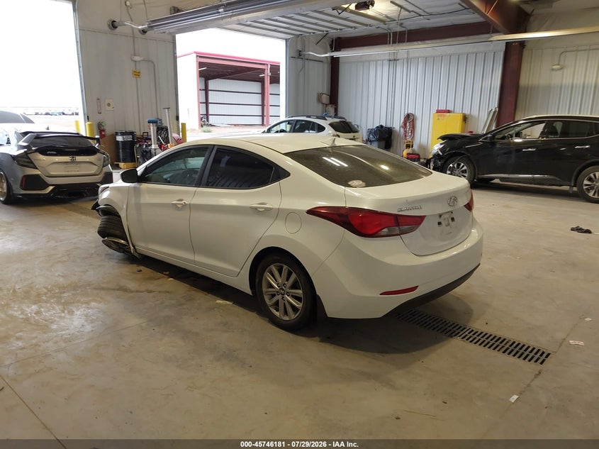 Vin: 5npdh4ae8fh629481, lot: 46244885, hyundai elantra se 20153