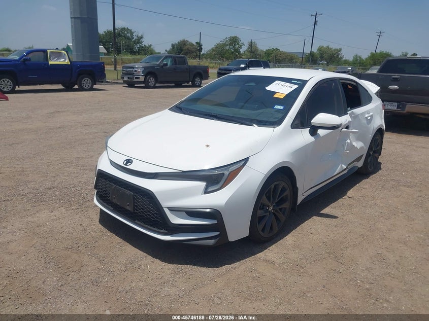 Vin: 5yfs4mce2rp168740, lot: 46244892, toyota corolla se 20242