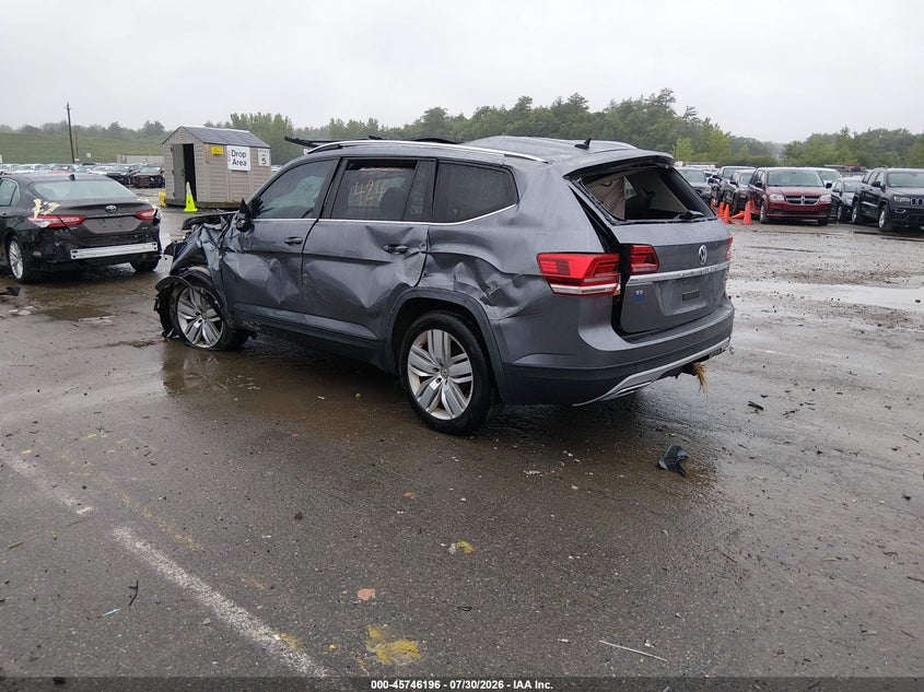 Vin: 1v2ur2ca5kc610208, lot: 46244900, volkswagen atlas 3.6l v6 se w/technology 20193