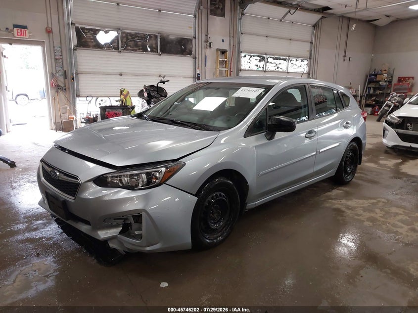 Vin: 4s3gtaa60j1708887, lot: 46244906, subaru impreza 2.0i 20182