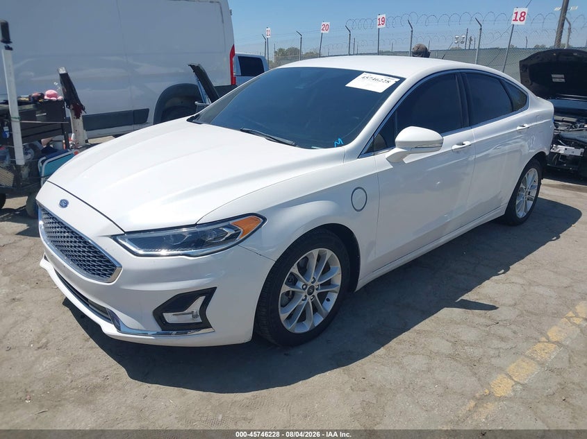 Vin: 3fa6p0su9kr144922, lot: 46244931, ford fusion energi titanium 20192