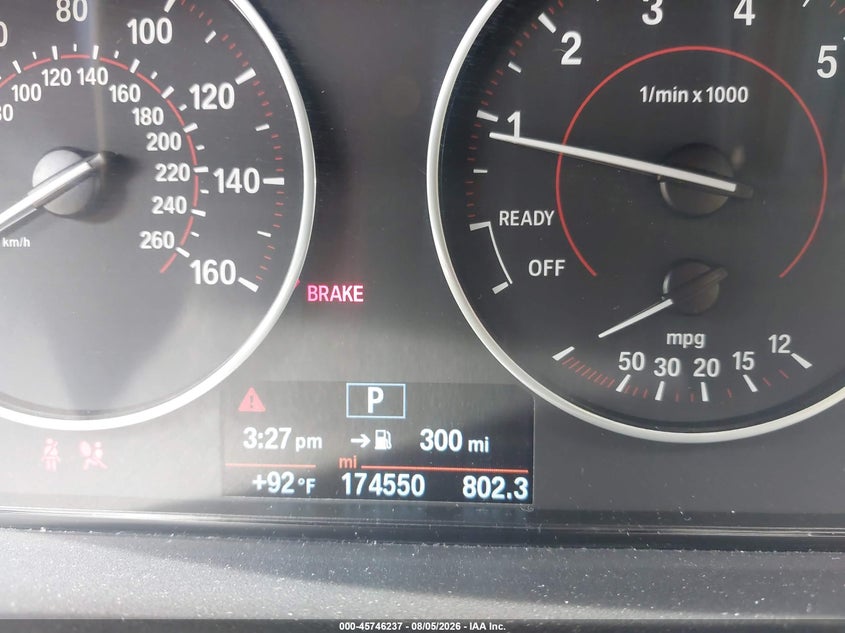 2016 BMW 328I GRAN TURISMO auction photo 7