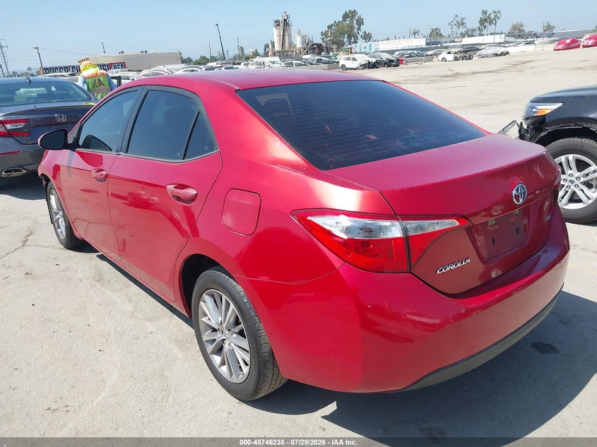 Vin: 5yfburhe5fp316851, lot: 46244943, toyota corolla le plus 20153