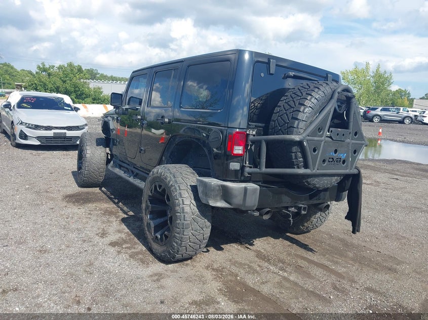 Vin: 1c4hjweg9jl900694, lot: 46244947, jeep wrangler jk unlimited sahara 20183