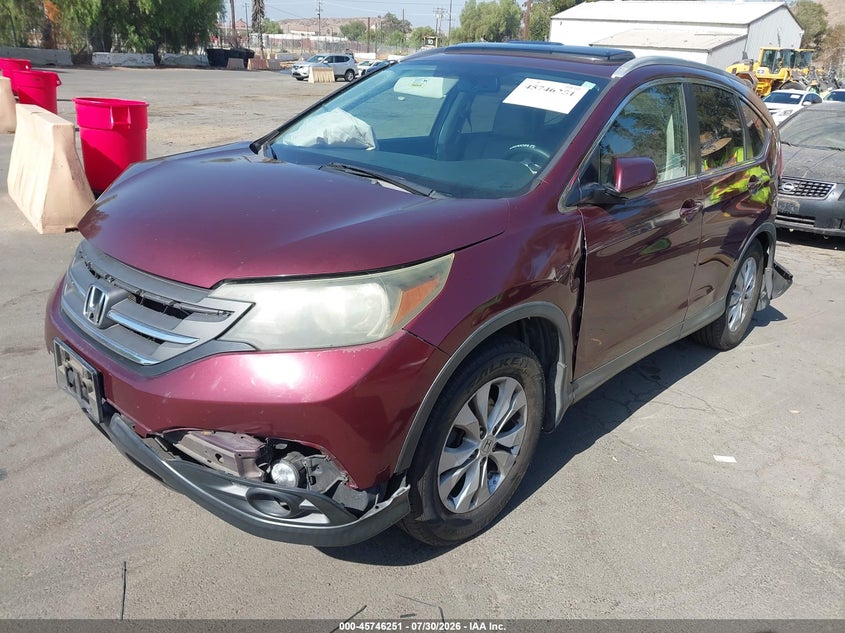 Vin: 5j6rm3h71dl021081, lot: 46244955, honda cr-v ex-l 20132