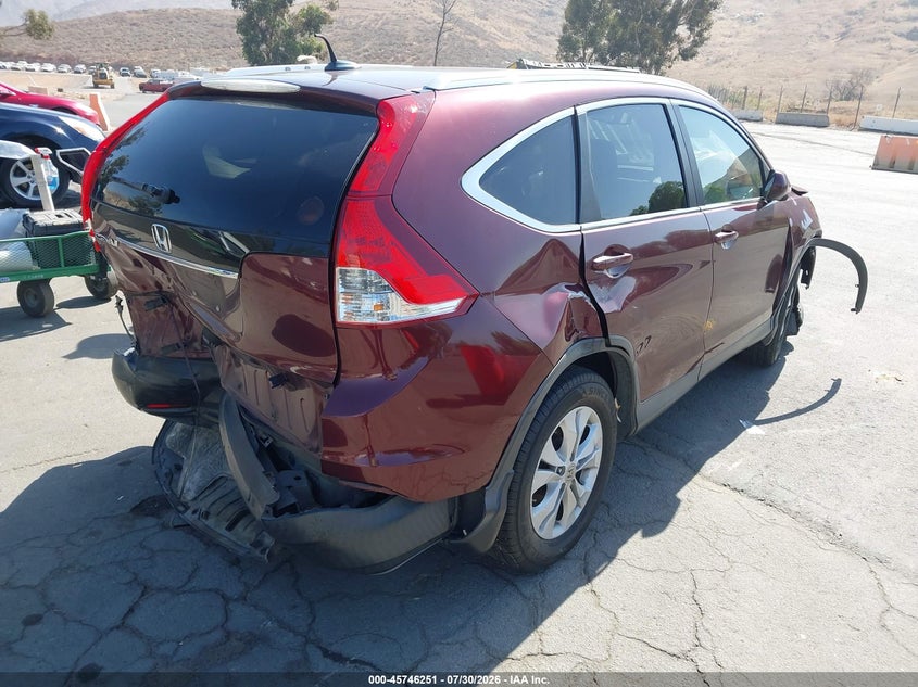 Vin: 5j6rm3h71dl021081, lot: 46244955, honda cr-v ex-l 20134