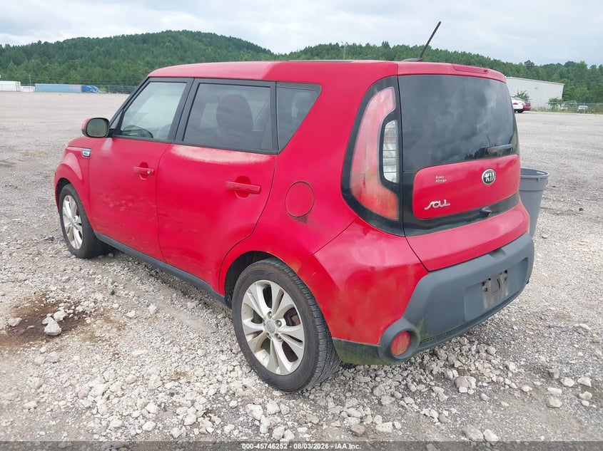 Vin: kndjp3a57f7803092, lot: 46244957, kia soul + 20153