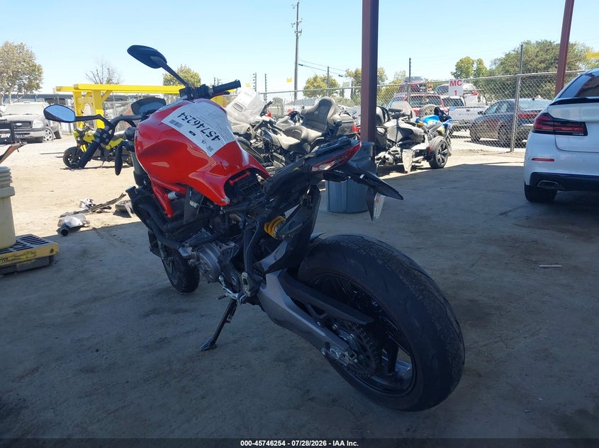 2019 DUCATI MONSTER auction photo 3
