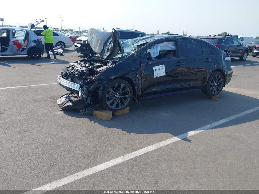 Vin: 5yfs4mcexsp243657, lot: 46244960, toyota corolla se 20252