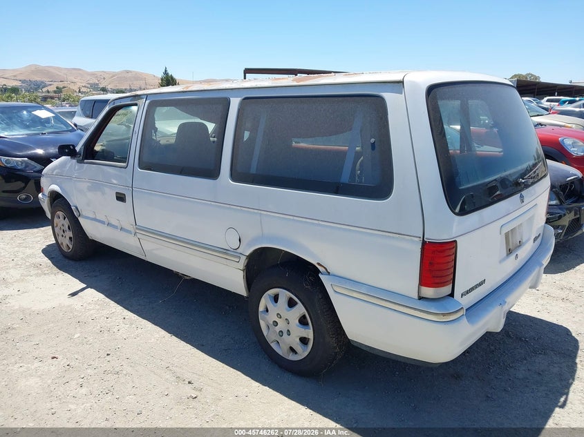 1992 PLYMOUTH GRAND VOYAGER auction photo 3