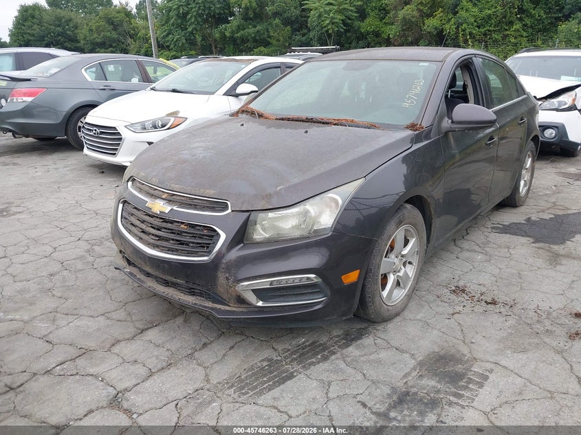 Vin: 1g1pc5sb2f7235672, lot: 46244967, chevrolet cruze 1lt auto 20152
