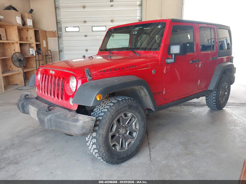 2018 Jeep Wrangler Jk Unlimited Rubicon 4X4, All Over, IAAI, VIN 1C4BJWFG6JL917943 — photo 2