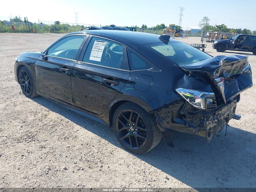 Vin: 2hgfe2f58nh546110, lot: 46244976, honda civic sport 20223