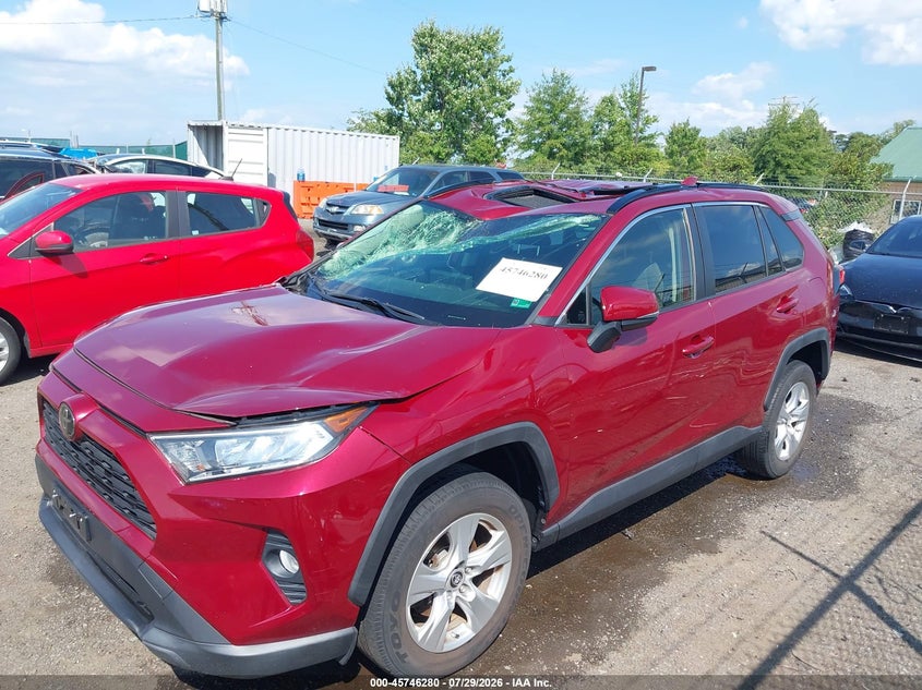 Vin: jtmp1rfv9kd021153, lot: 46244984, toyota rav4 xle 20192