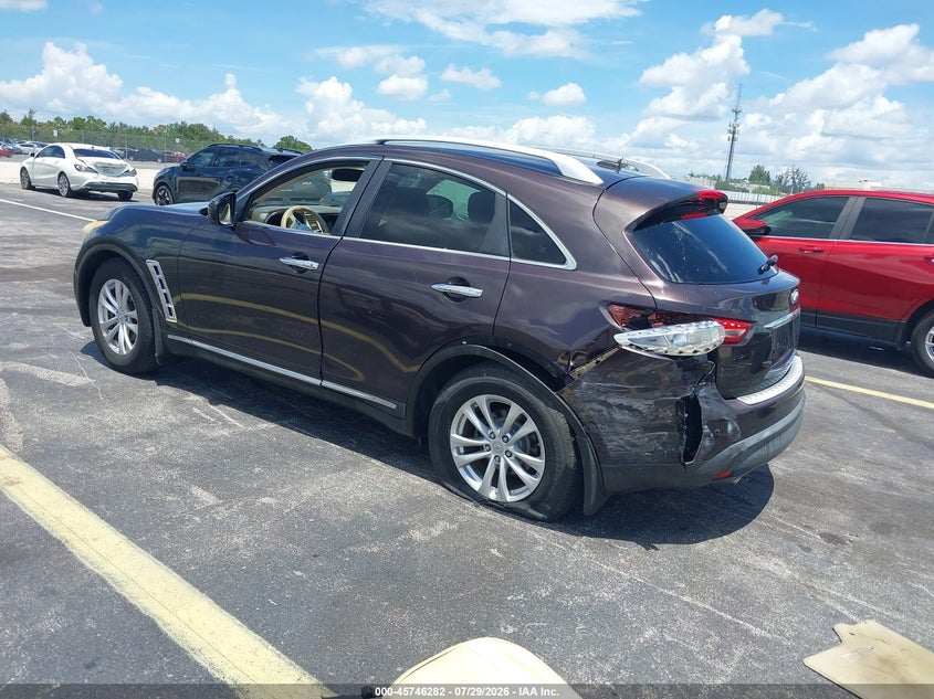 Vin: jn8cs1mu1dm142466, lot: 46244986, infiniti fx37 20133
