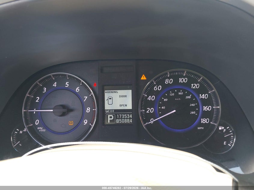 2013 INFINITI FX37 auction photo 7