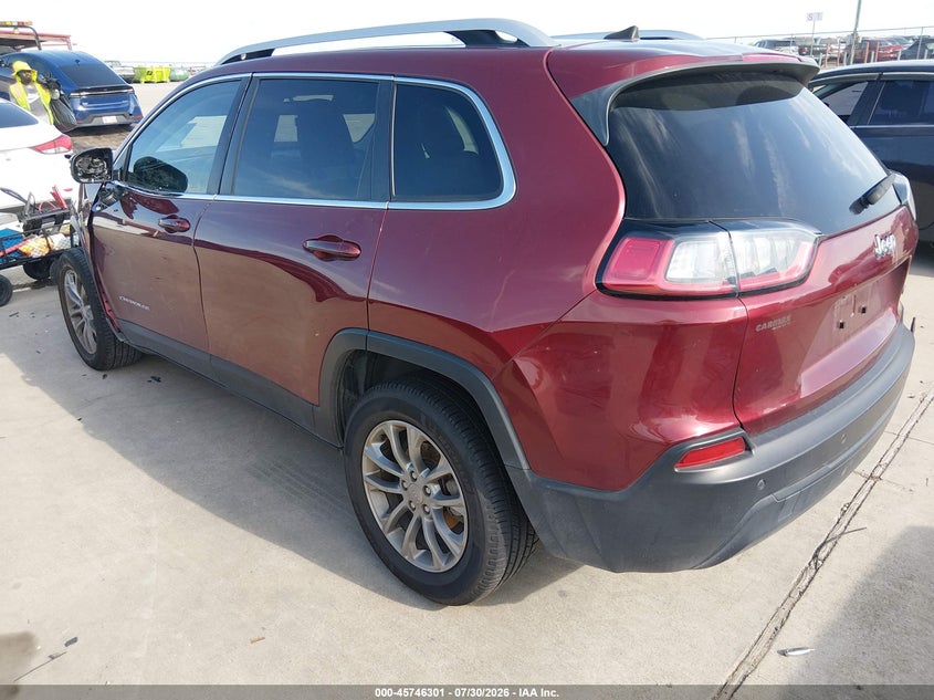 Vin: 1c4pjllb2ld555863, lot: 46245005, jeep cherokee latitude plus fwd 20203