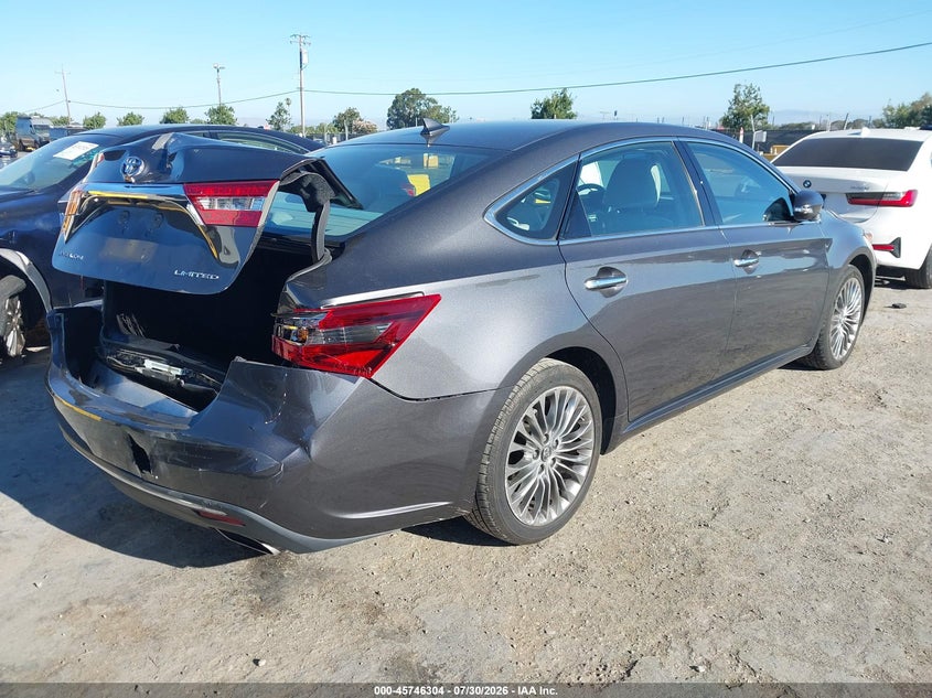 Vin: 4t1bk1eb4gu230724, lot: 46245008, toyota avalon limited 20164