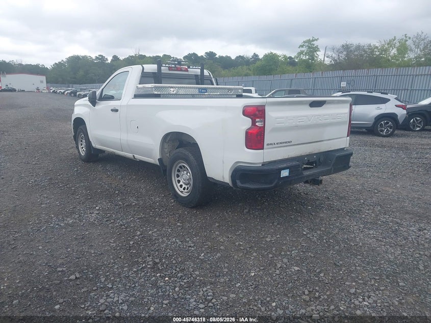 Vin: 3gcnwaef3lg213919, lot: 46245021, chevrolet silverado 1500 2wd  long bed wt 20203