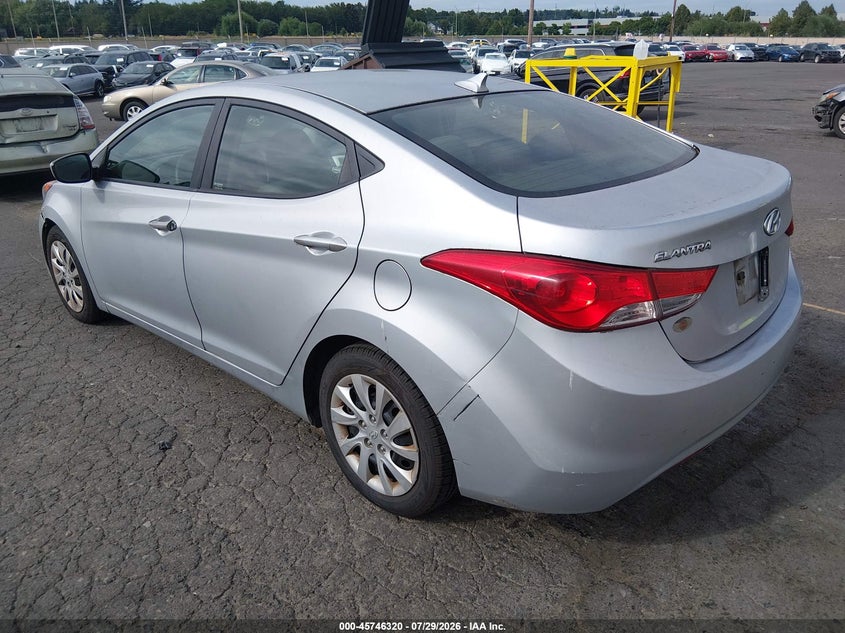 Vin: 5npdh4ae0dh223627, lot: 46245025, hyundai elantra gls 20133